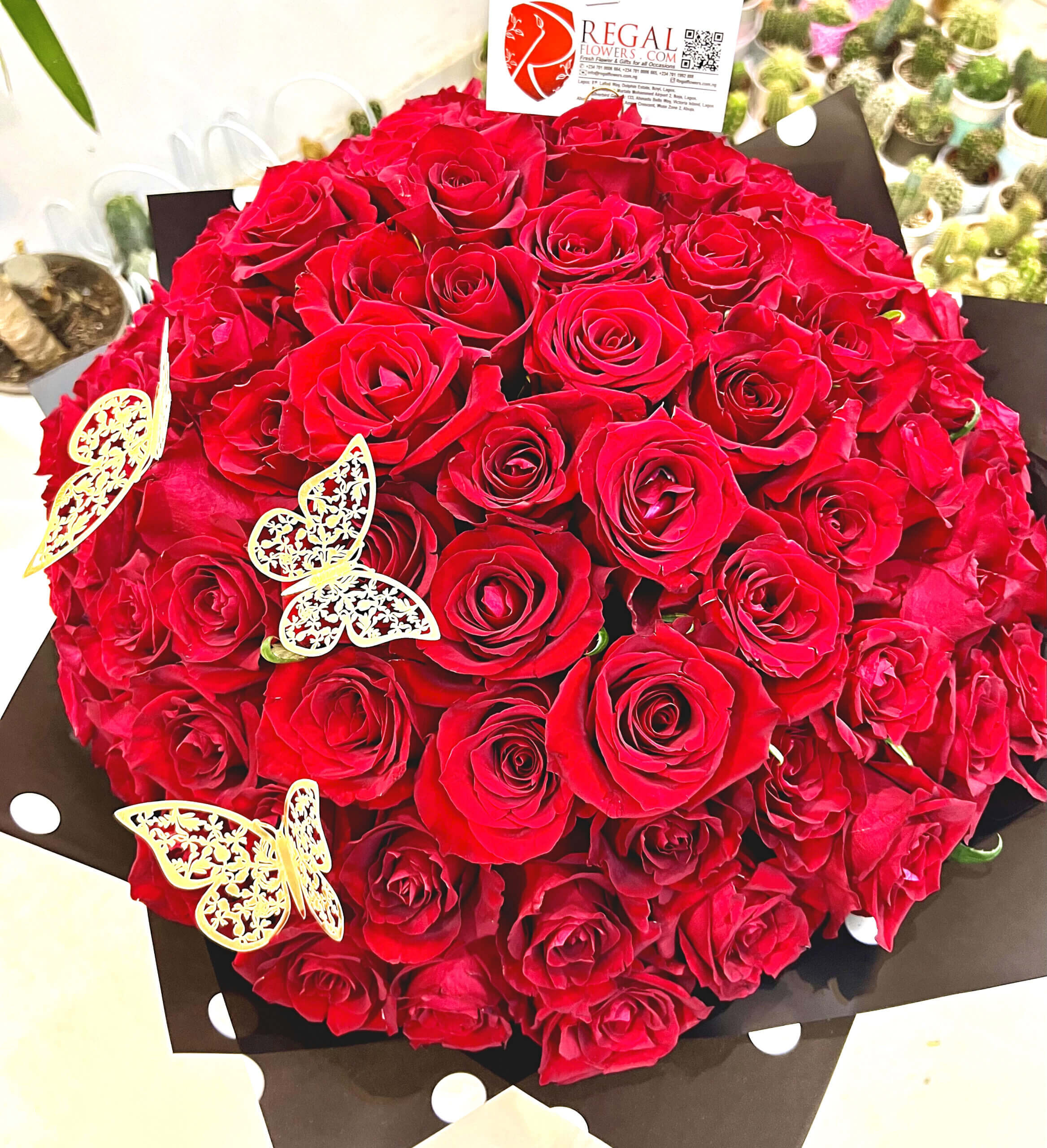 Buy Red Roses - 10 Red Roses Bouquet, Same day delivery