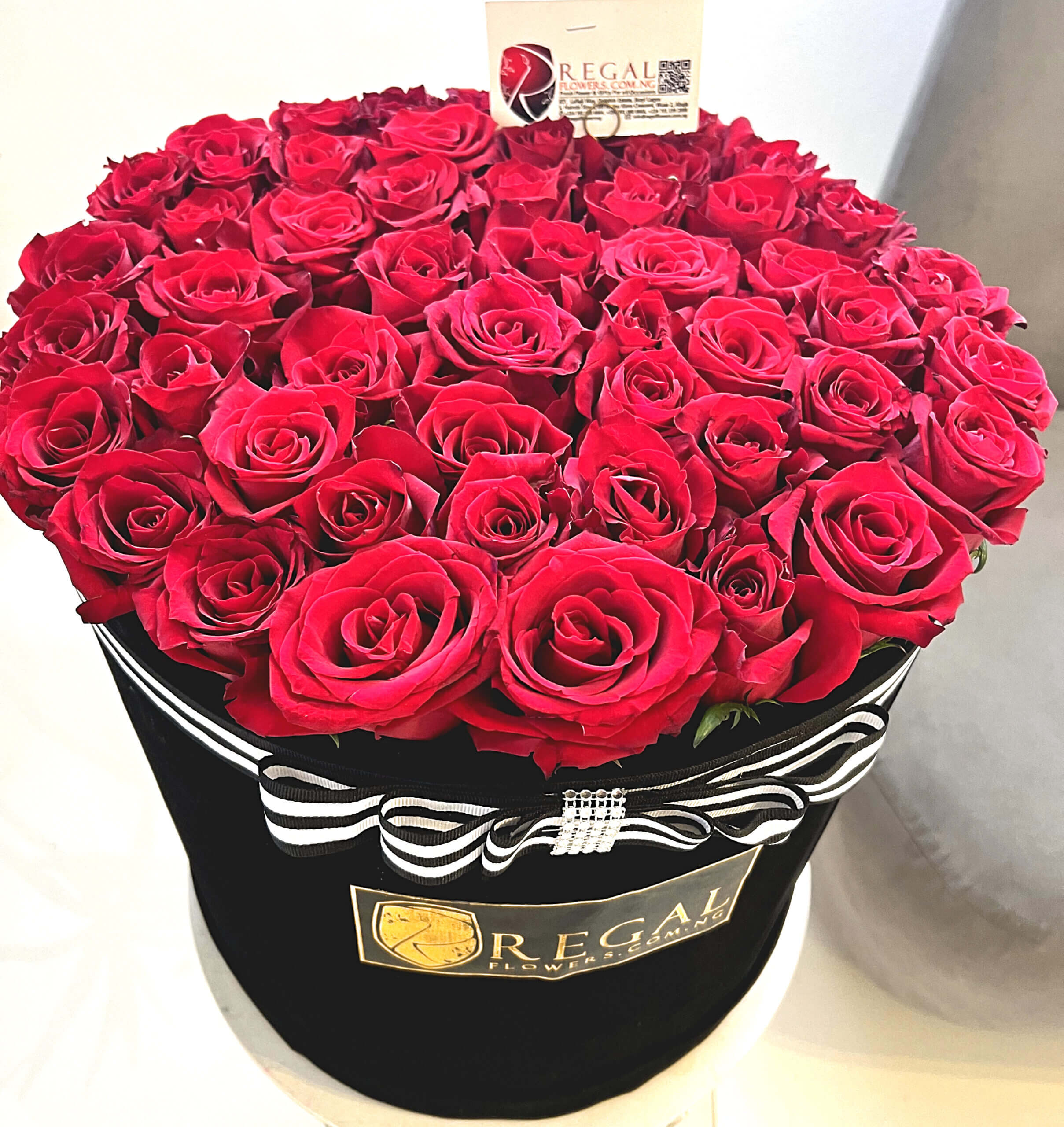 Red Roses Box Arrangement