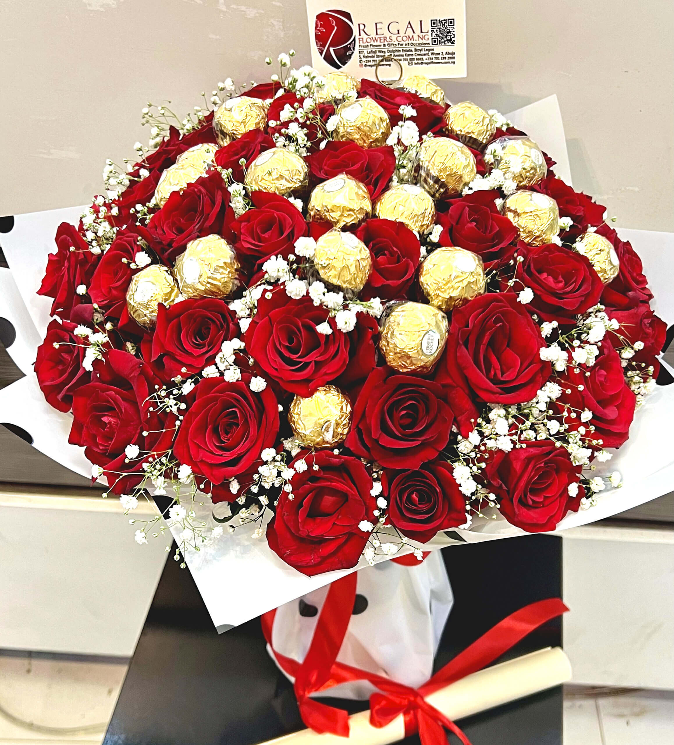 Regal Roses and chocolates