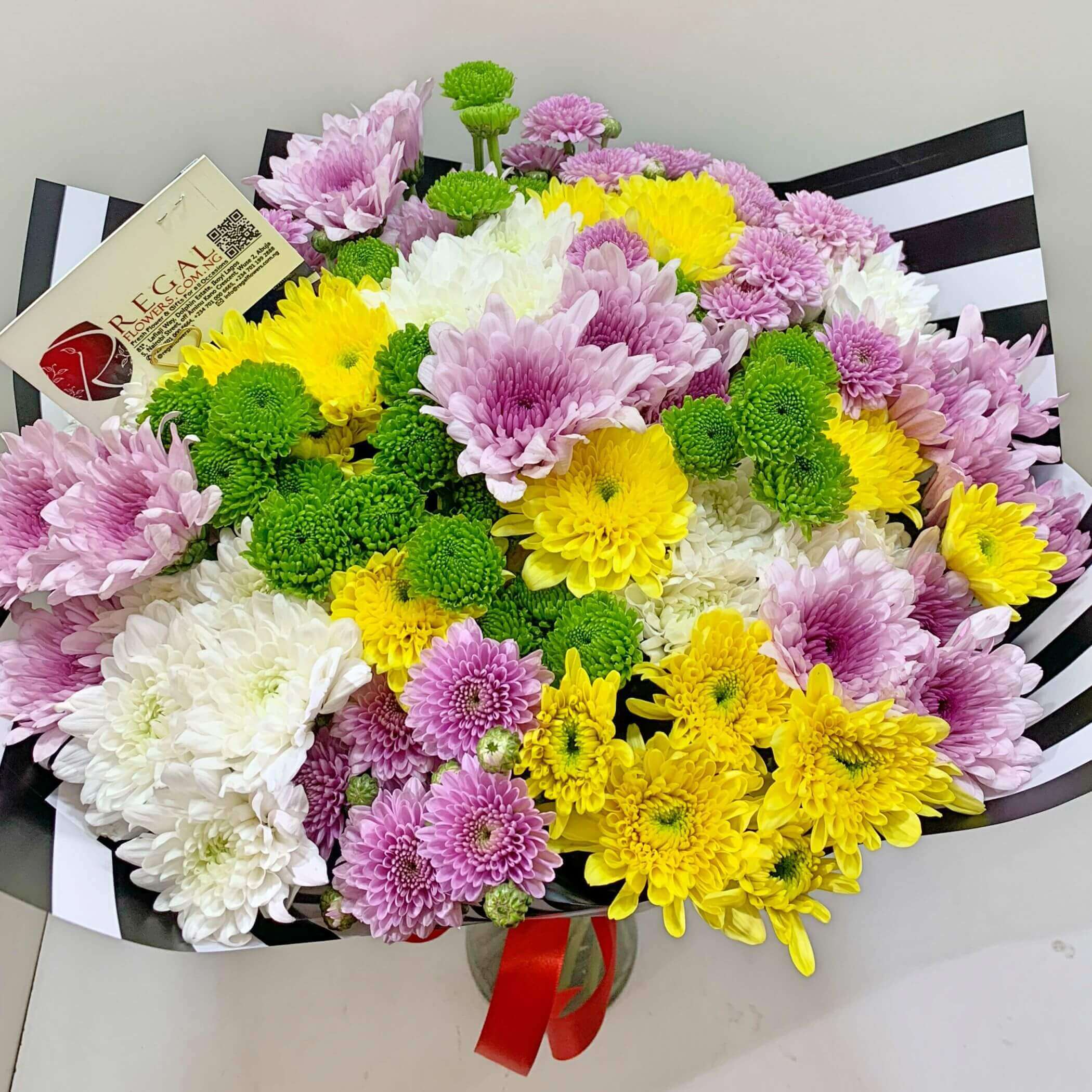 Yellow Chrysanthemums,Lilac Chrysanthemums, Flower in Lagos, Flowers for her, Same day flower delivery in Abuja