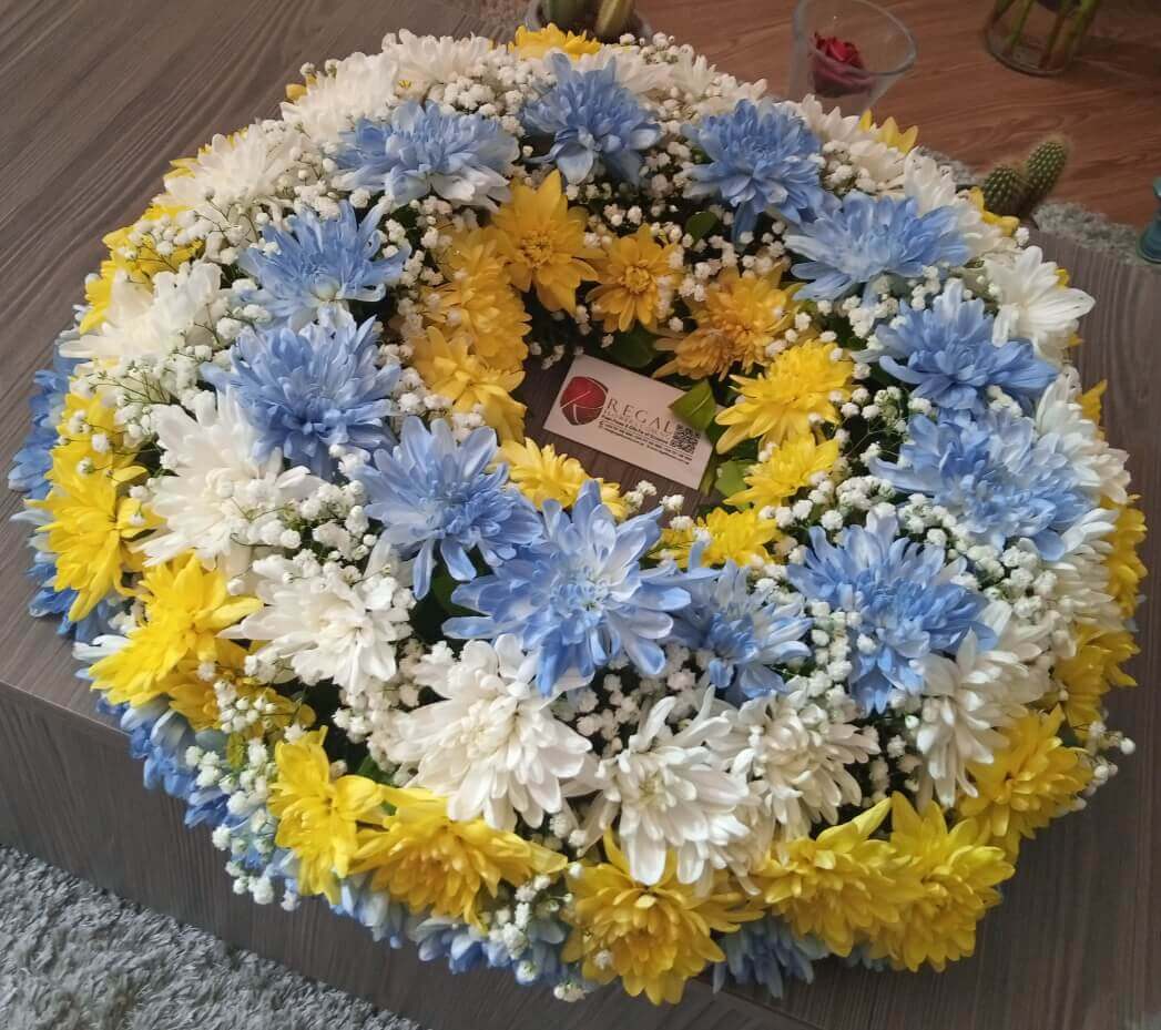 Always in our hearts.(wreath arrangement)