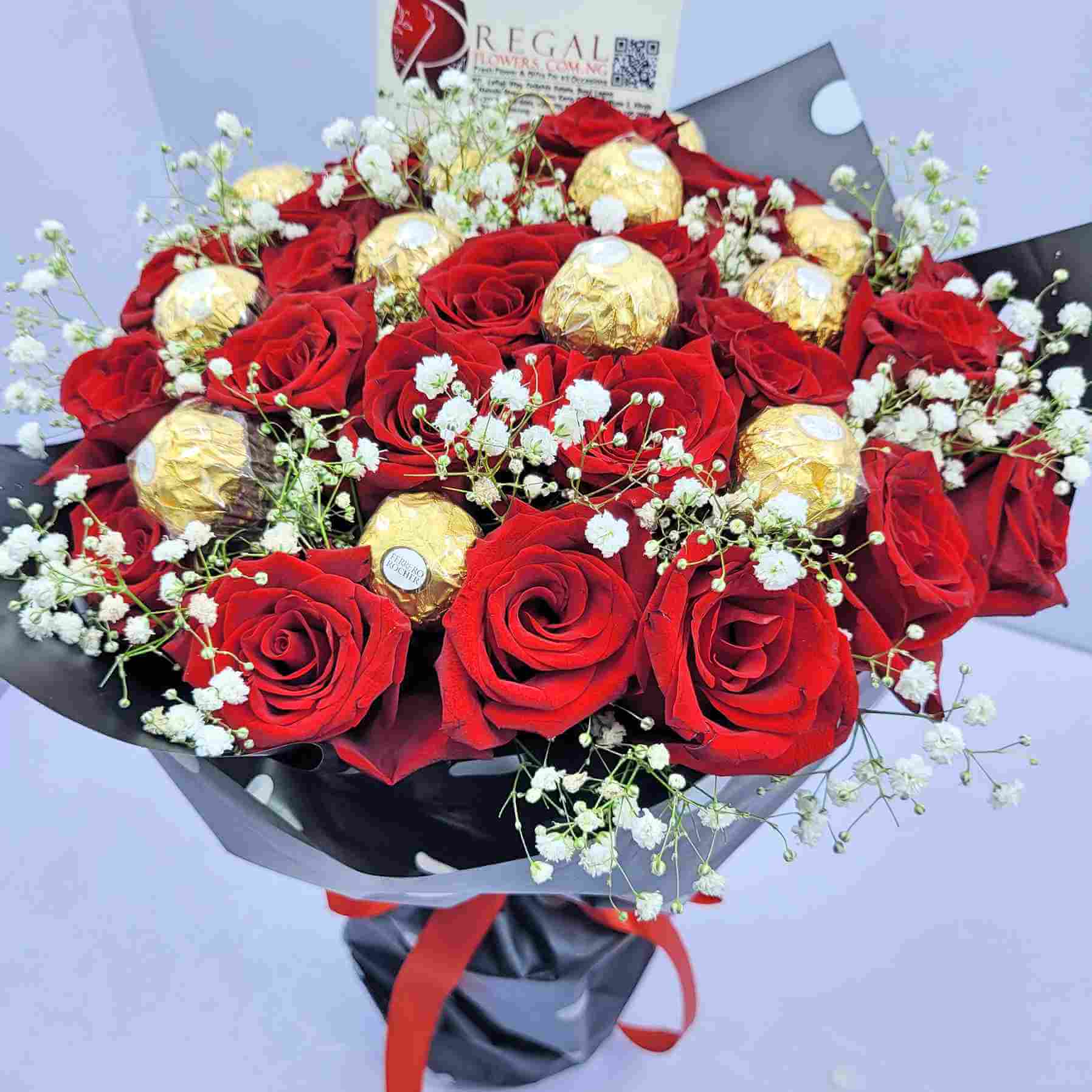 Regal Ferrero Chocolate and Roses Red Roses Ferrero Choc with Million Stars_32_11zon