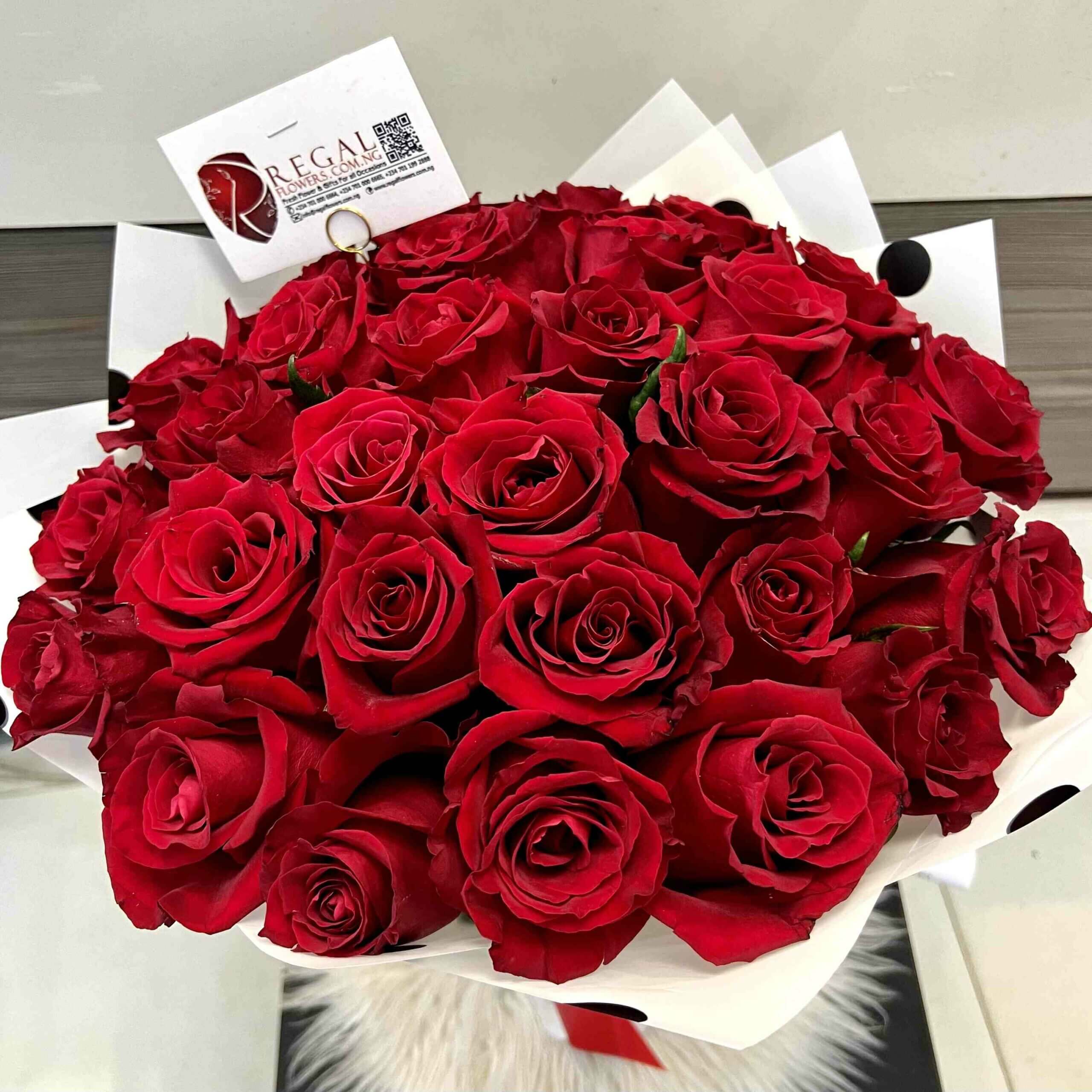 Large Red Rose Bouquet for Big Plush in Accessories