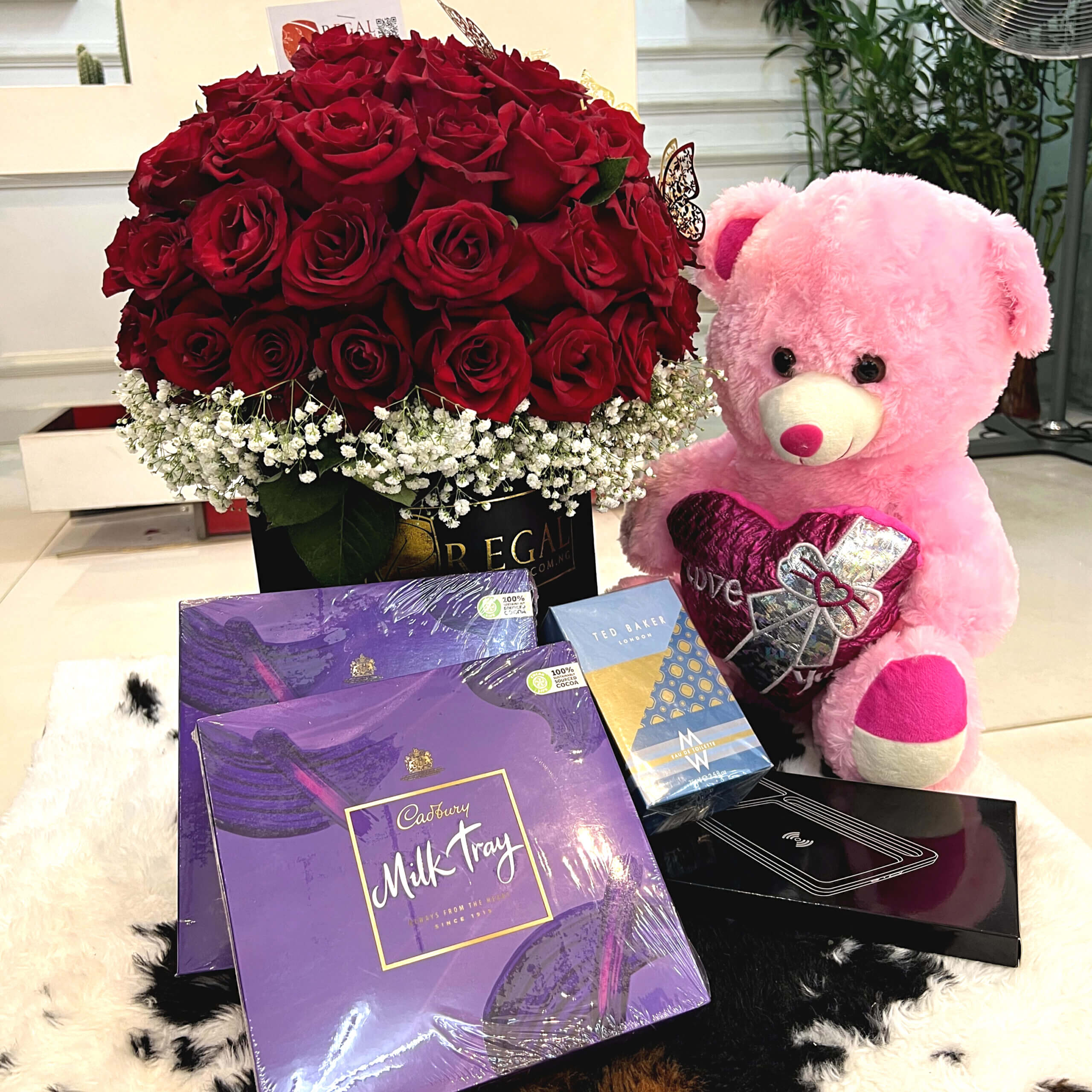 Red Roses, Chocolates, Teddy and Perfume 1