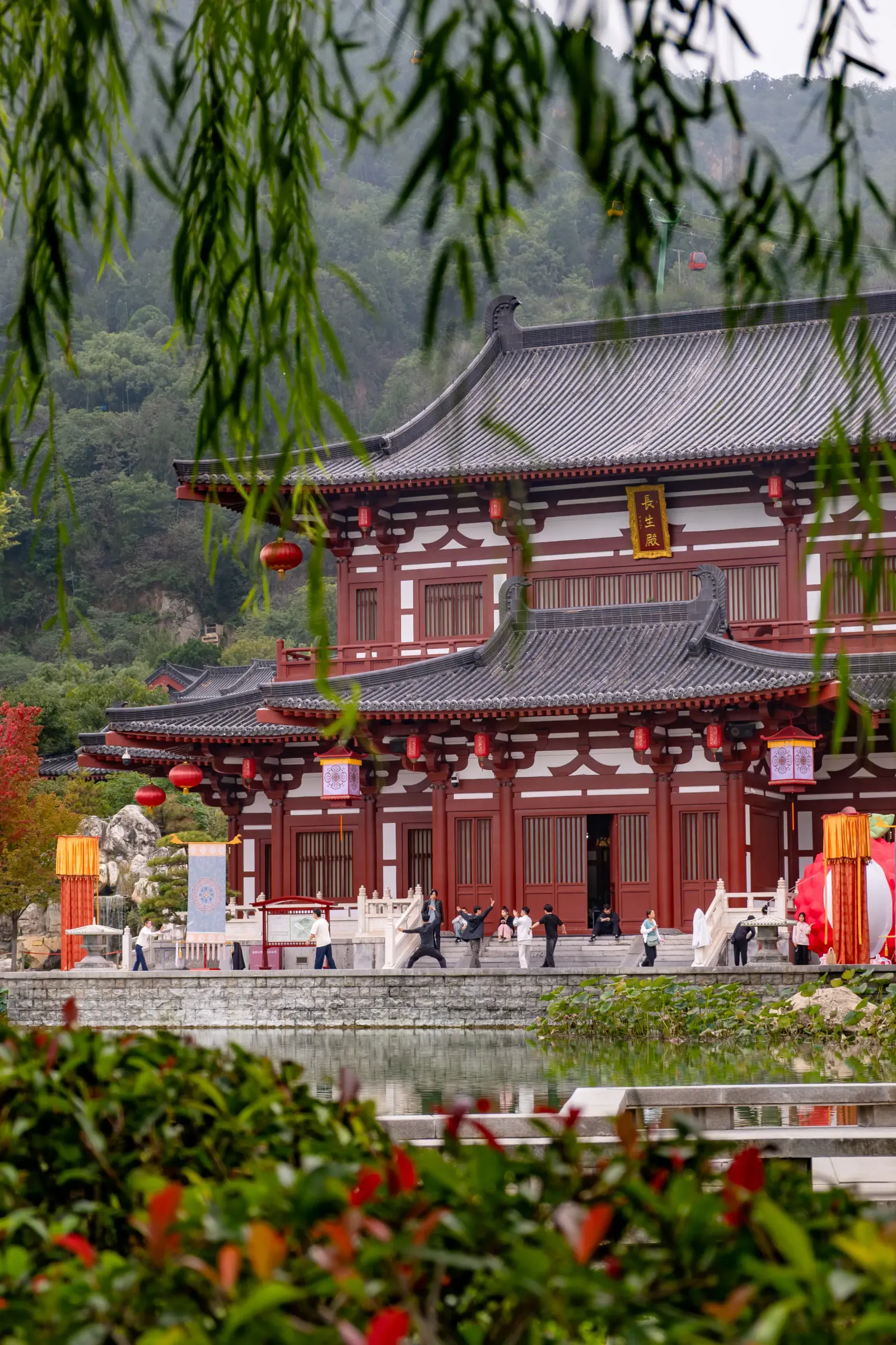 Temple au bas du Xi'an Town's God Temple - guide étudiant chine - fujifilm x-t3