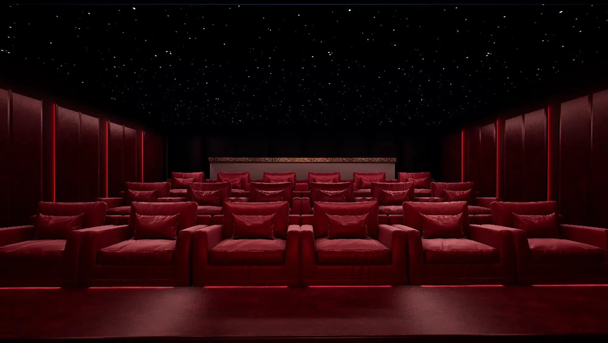 Movie theater illustration