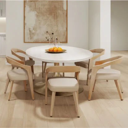 Rendering of dining room in Sky Residence G