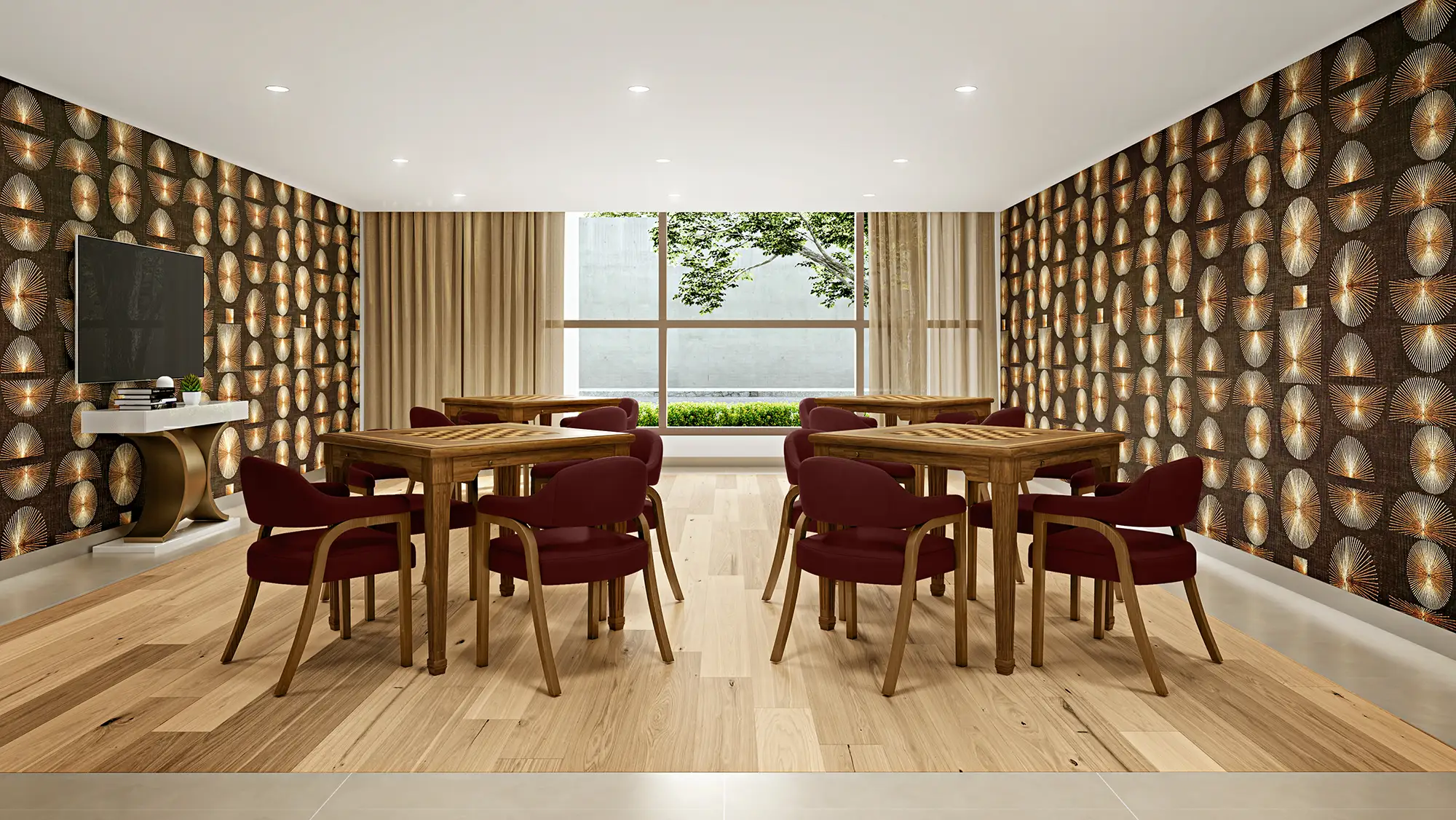 Card room at Regency Parc