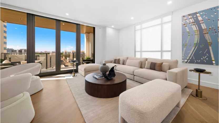 Living Room of Sky Residence D at Regency Parc