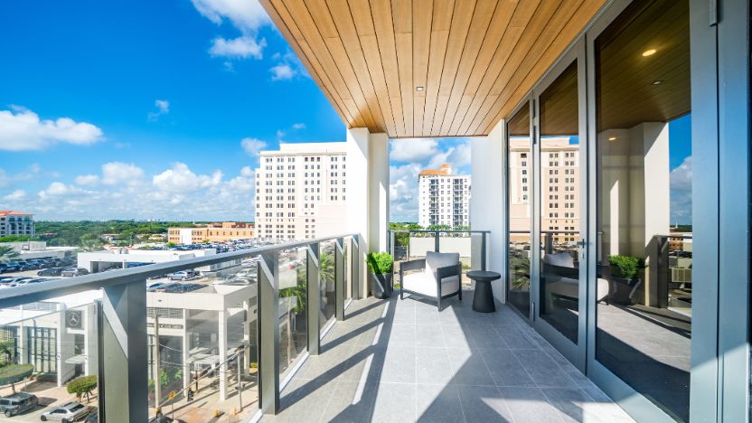 Terrace of Sky Residence D at Regency Parc