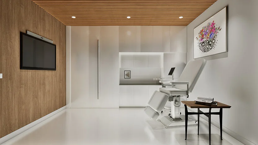 Telehealth room at Regency Parc