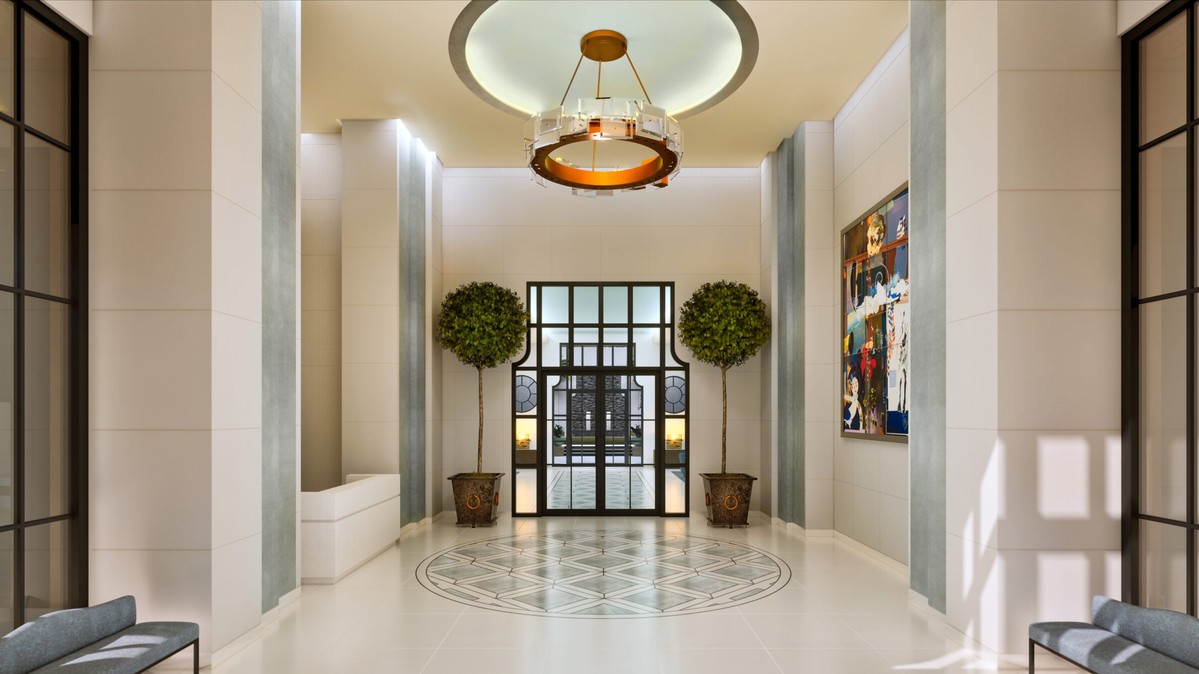 Security Lobby at Regency Parc
