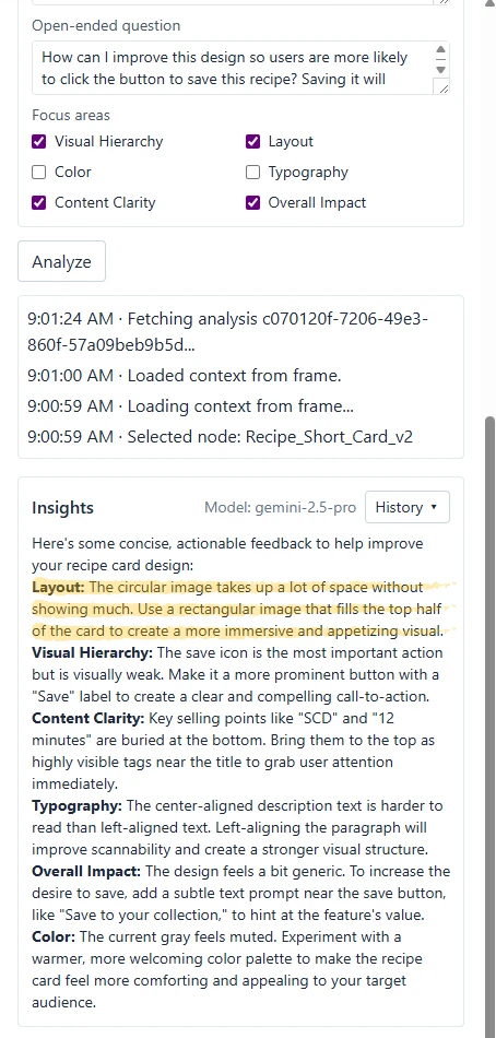 Figma design assistant plugin