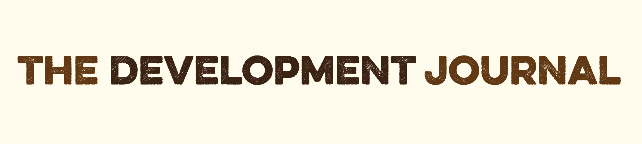 The Development Journal