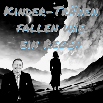 Kinder-Tränen fallen wie ein Regen
