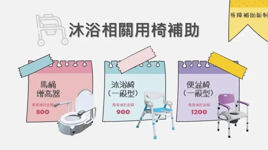 沐浴相關用椅補助