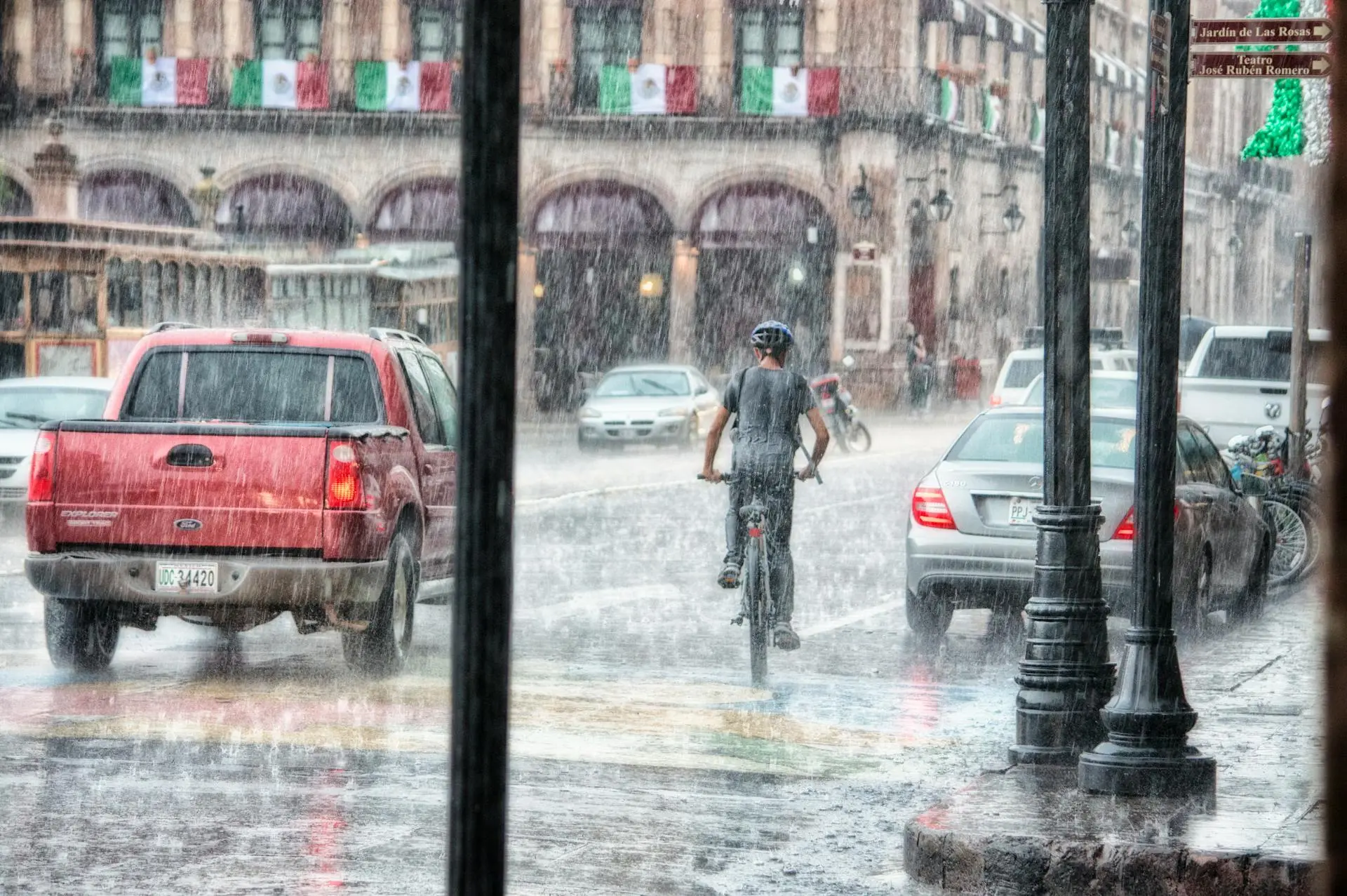 淋雨