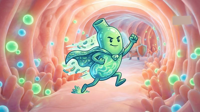 Microscopic journey through the human digestive system Endless Runner