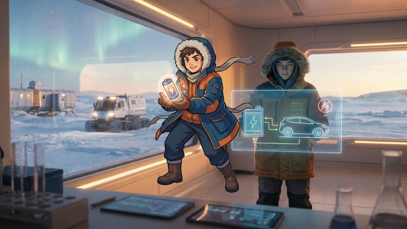 Remote arctic research base expedition Merge Magic