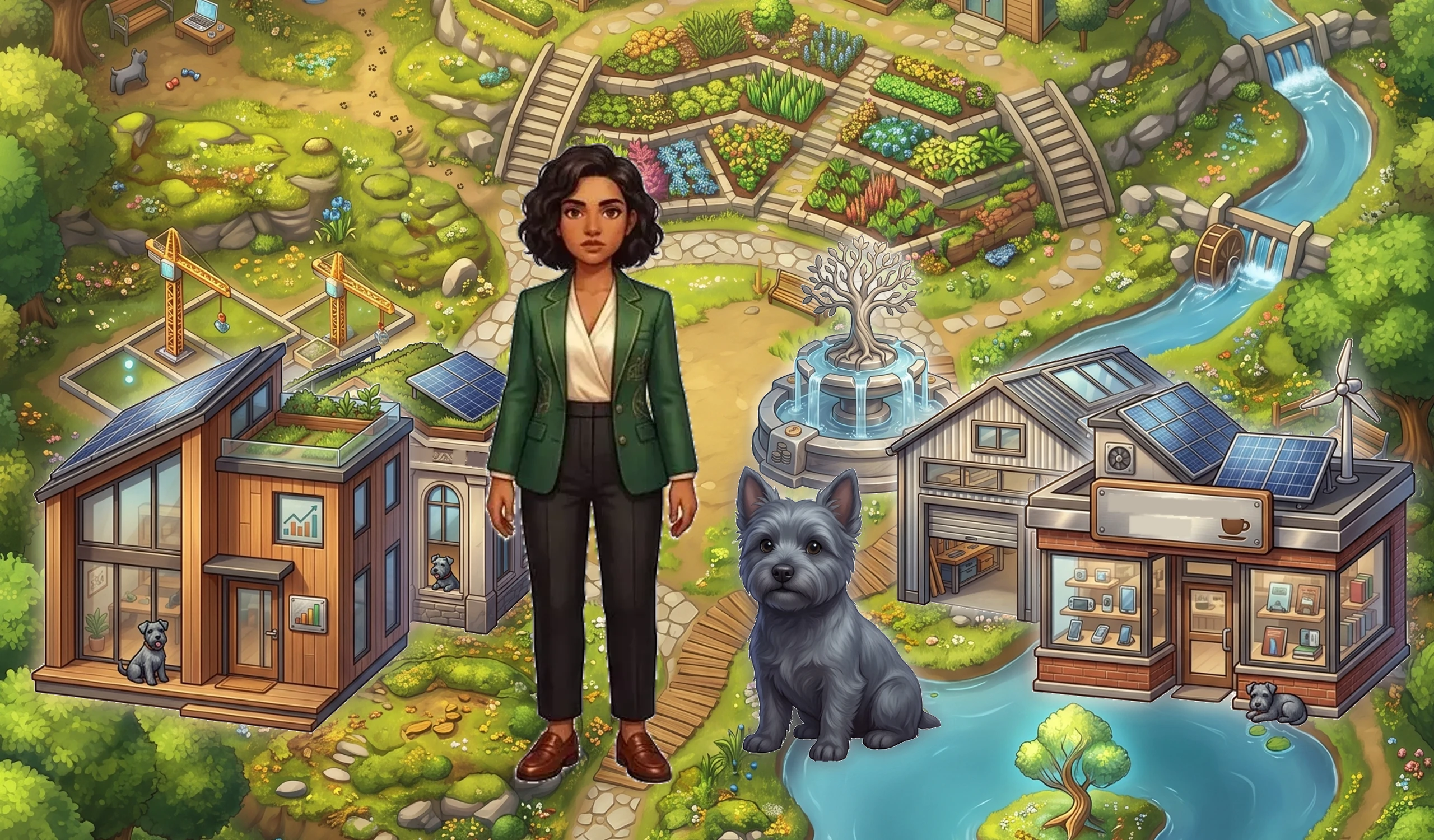 Vibrant startup campus with solar-powered co-working lofts Dream Village