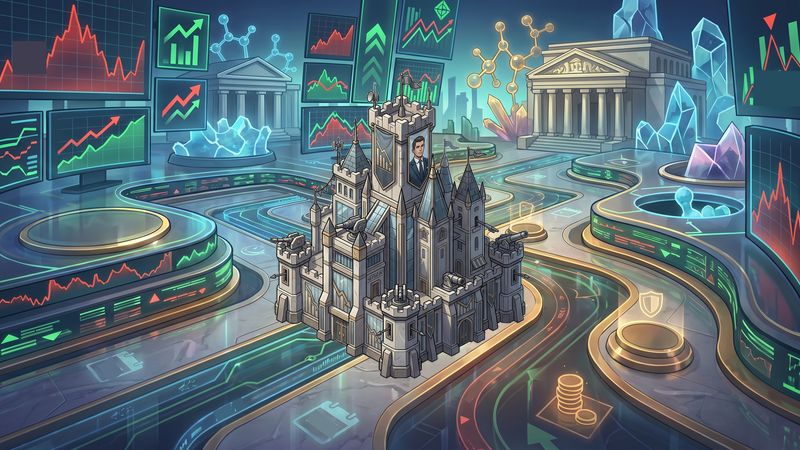 High-stakes Wall Street trading floor market defense Tower Defense