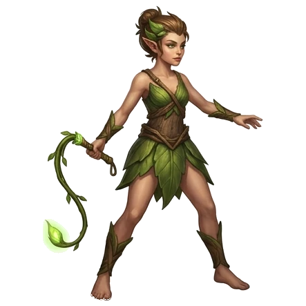 Glowing enchanted woodland with mischievous goblin swarms Survivor Storm