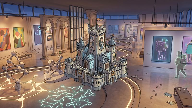 Sprawling first-Friday art gallery theft prevention Tower Defense