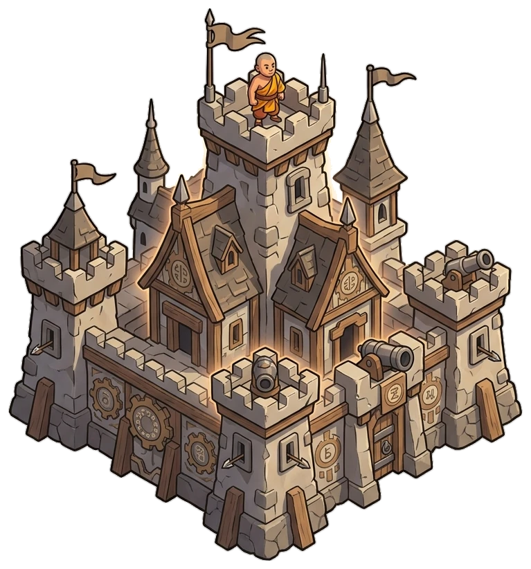Misty mountain pass defending against trickster goblins Tower Defense