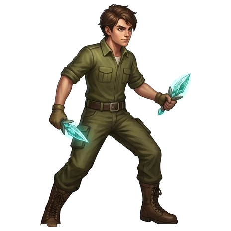 Glowing crystal ancient temple with torchlight pulses Survivor Storm