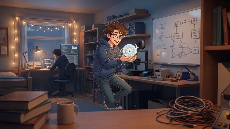 Dorm-room workshop startup prototype development journey Merge Magic