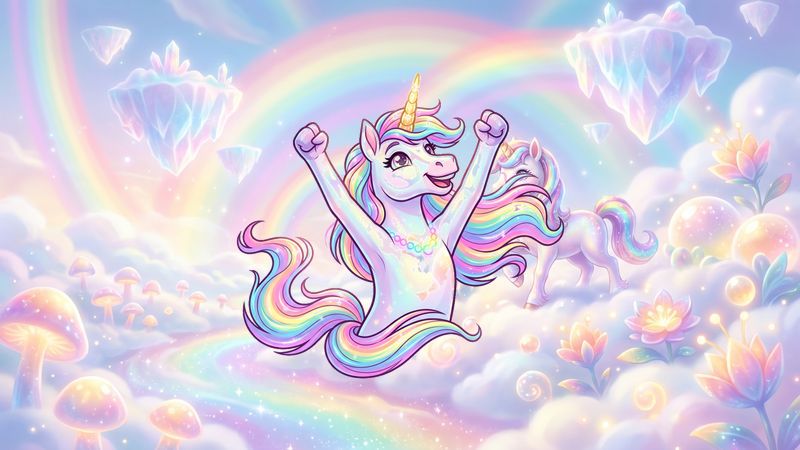 Vibrant rainbow cloud kingdom of eternal optimism Jewel Blitz