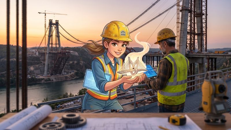 Engineering Marvels and Complex Bridge Architecture Merge Magic