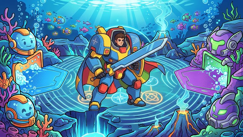 Friendly arcade tournament with vibrant comic-book effects Battle Arena