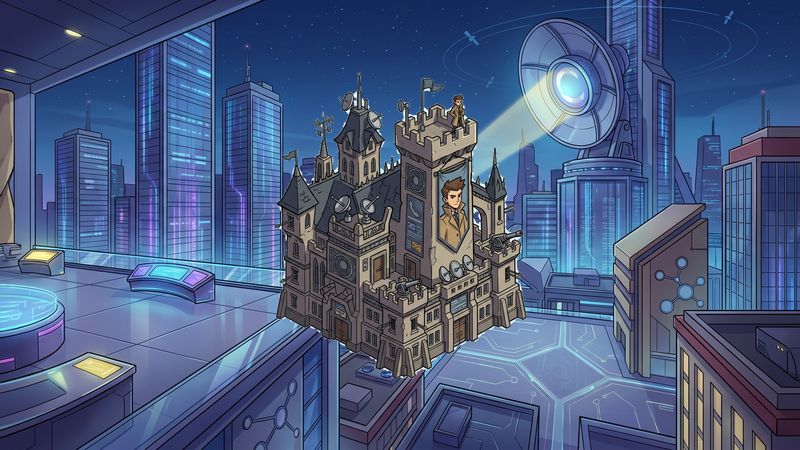 Hidden city-skyline newsroom corporate espionage Tower Defense