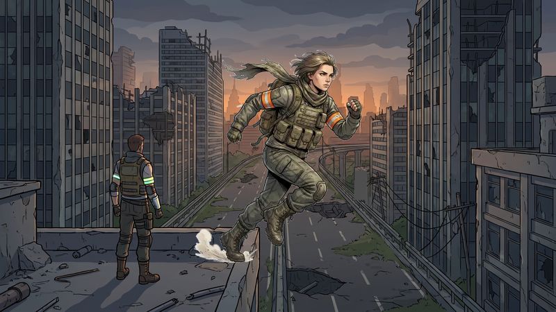 Perilous urban survival and hazard avoidance Turbo Dash