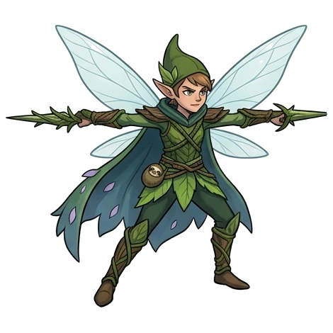 Enchanted moonlit forest clearing with whimsical pixie magic Battle Arena