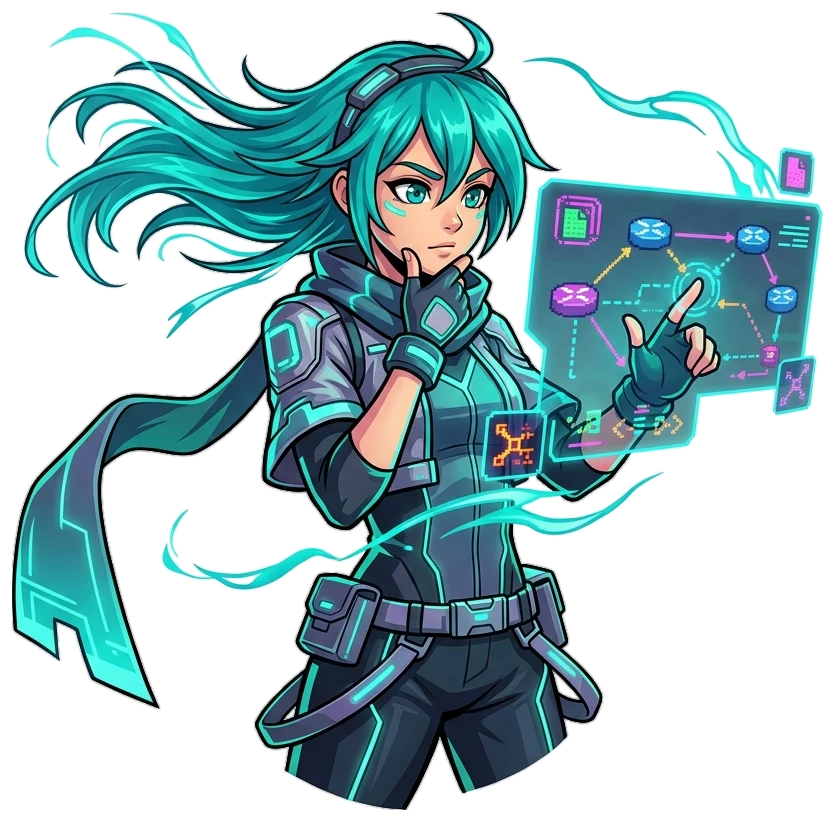 Glowing digital data terminal with vibrant pixelated icons Jewel Blitz