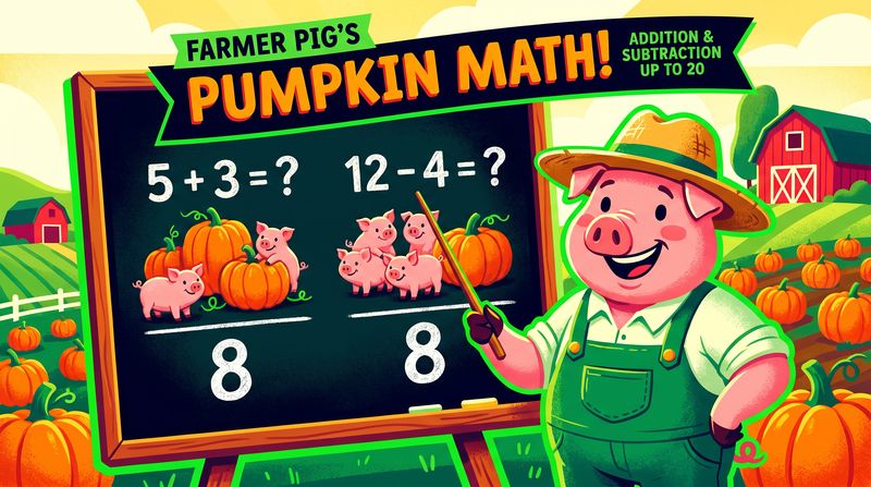 Farmer Pig's Math Harvest