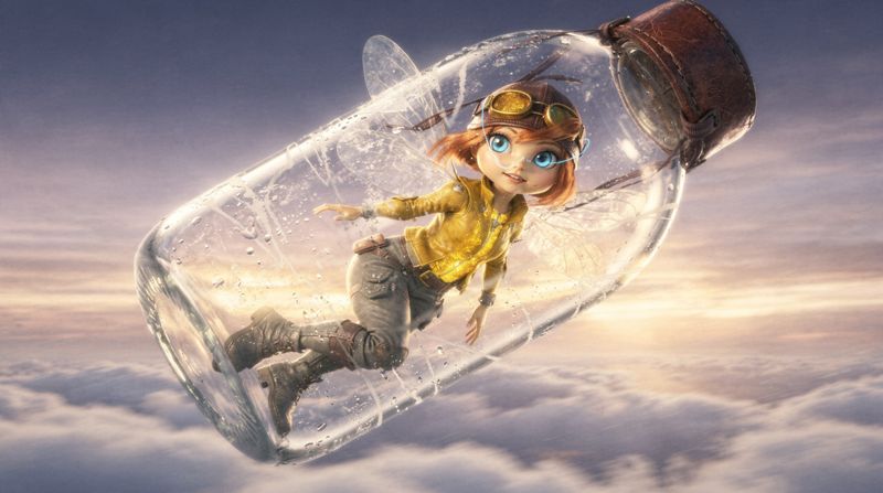 The Glow-Bottle Courier