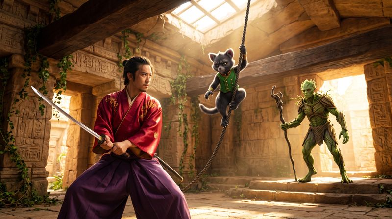 The Samurai of the Glacial Canopy