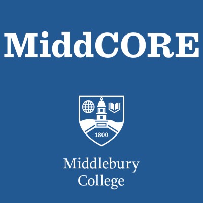 Logo of MiddCORE at Middlebury College