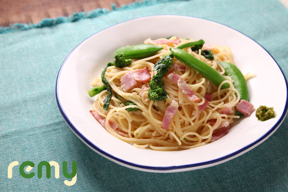 レミパンひとつで「春野菜パスタ」by