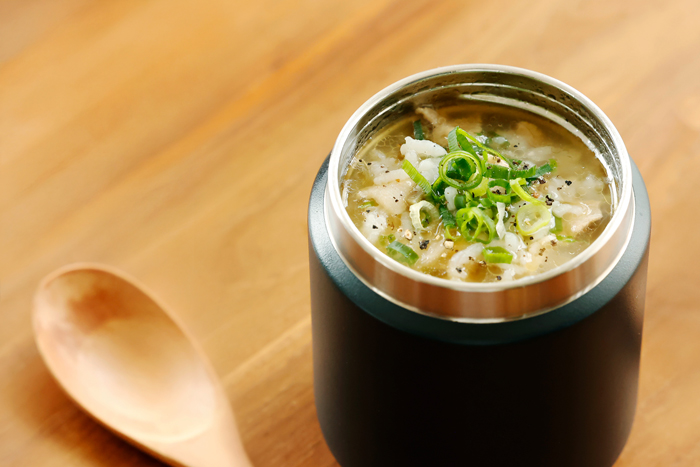 ザーサイと豚のおかゆ