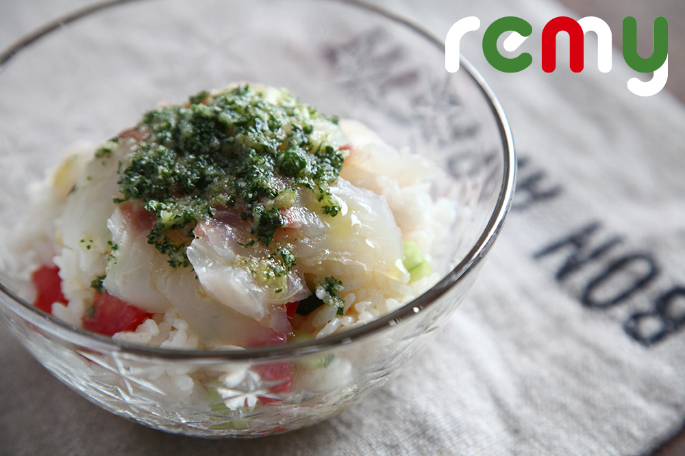 和風イタリアン「鯛のカルパッチョ丼」by