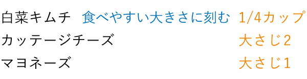 準備するもの（2人分）