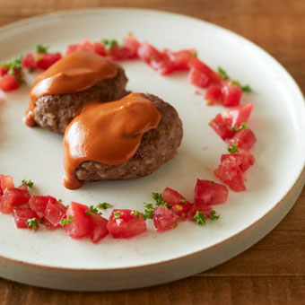 つなぎはご飯！「ごハンバーグ」