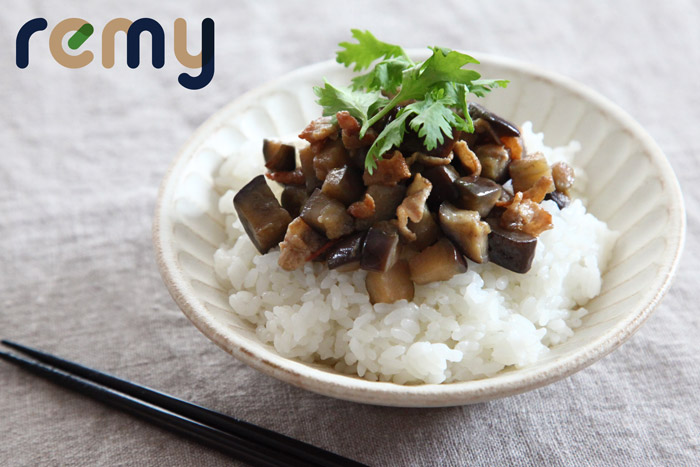 早い！旨い！「ナスとん丼」by