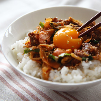 ピーラーで楽チン「キンピーラー丼」