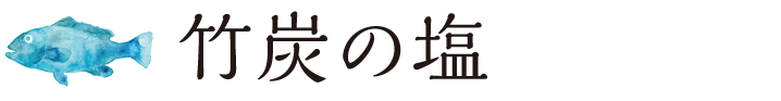 竹炭の塩