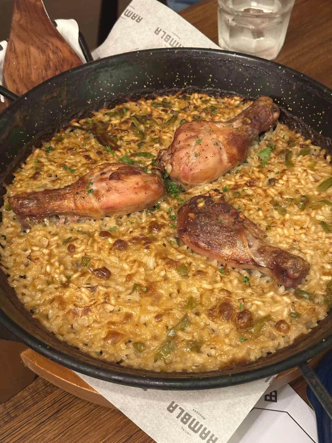 paella pollo